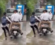 ટ્રાફિક પોલીસ મેમો આપવા ગઈ હતી તેણે જ નિયમો તોડ્યા, છોકરાએ ભૂલ પકડી, અને પછી શું થયું... વીડિયો વાયરલ થઈ રહ્યો છે