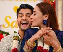 सारा खान रामायणातील 'लक्ष्मण' सुनील लाहिरीची सून बनली, चार वर्षांनी लहान असलेल्या क्रिश पाठकसोबत कोर्ट मॅरेज केले