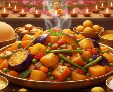 Annakut vegetable गोवर्धन पूजेनिमित्त बनवली जाणारी खास पाककृती अन्नकुट भाजी