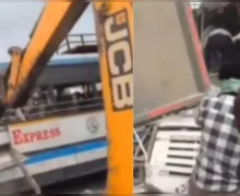 Telangana Bus Accident- બસ અને ટ્રક વચ્ચે સામસામે ટક્કર, 20 લોકોના મોત, 20 ઘાયલ