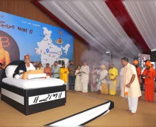 भारत स्वस्तिक यात्रा की ओंकारेश्वर में रामकथा ने आदि शंकराचार्य की आध्यात्मिक विरासत को किया रेखांकित