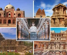 ऐतिहासिक ५ स्थळे भारतीय स्थापत्यकलेची उदाहरण; जी युनेस्कोच्या वारसा स्थळांमध्ये आहे समाविष्ट