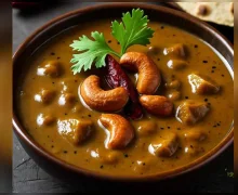 मालवण स्पेशल झणझणीत काजूची उसळ