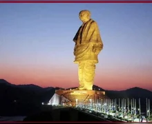 भारतातील लोकप्रिय पर्यटन स्थळांपैकी एक स्टॅच्यू ऑफ युनिटी केवडिया गुजरात