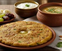 एकादशी स्पेशल रेसिपी उपवासाची थालीपीठ आणि आणि शेंगदाणा आमटी