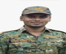 नक्षलवाद्यांशी झालेल्या चकमकीत हॉक फोर्सचे निरीक्षक आशिष शर्मा शहीद