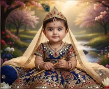 मार्गशीर्ष महिन्यात जन्मलेल्या मुलींसाठी श्रीकृष्णाची नावे अर्थासहित