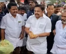கனமழையால் காவிரி டெல்டாவில் குறுவை நெல் நாசம்: வேட்டியை மடித்து கட்டி வயலில் இறங்கிய ஈபிஎஸ்..!
