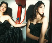 கருப்பு நிற உடையில் கலக்கல் போஸ் கொடுத்த மடோனா செபாஸ்டியன்!