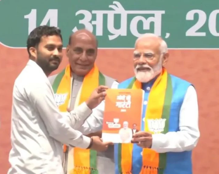 BJP releases election manifesto for upcoming Lok Sabha polls