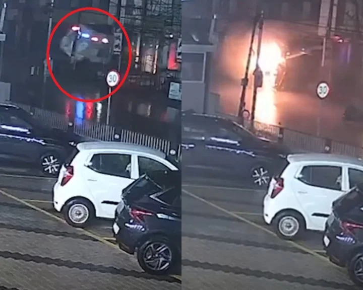 Kerala: Patient charred to death, 3 injured after ambulance hit electric pole & caused fire in Kozhikode