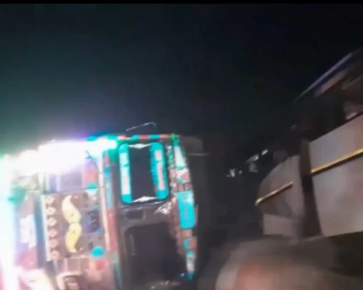 Uttar Pradesh: 11 killed, 10 injured as stone-loaded truck overturns on pilgrims bus