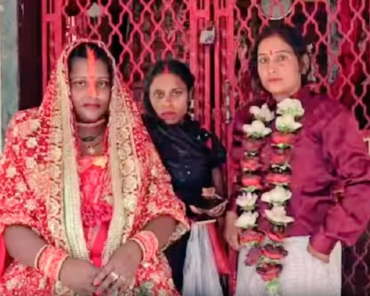 Bihar: Mami falls in love with Bhanji, runs away from home, got married at temple, Video goes viral