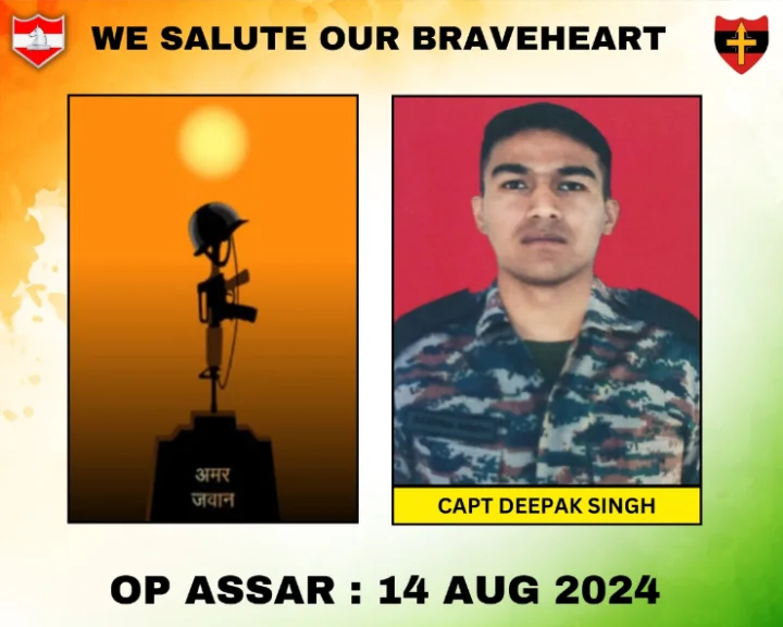Jammu & Kashmir: Army Captain martyred in ongoing gunfight in Doda