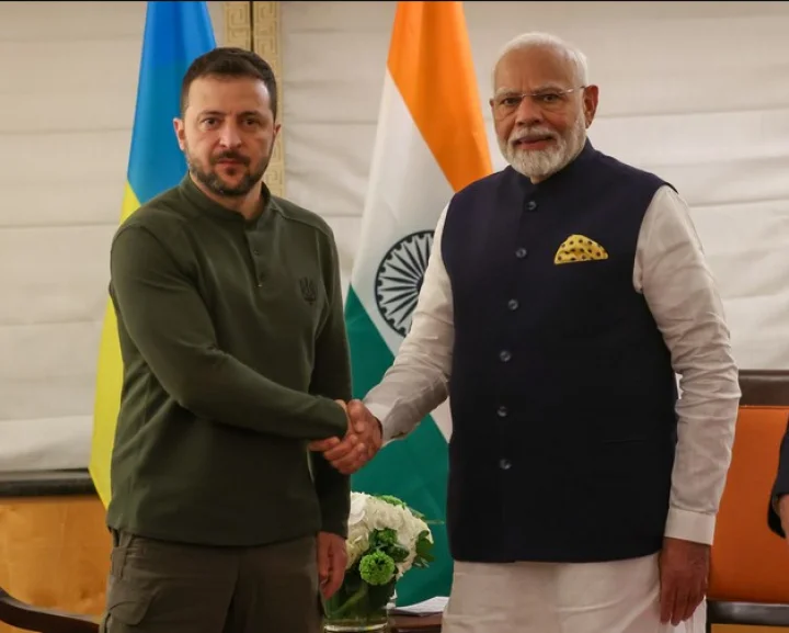 PM Modi meets Ukrainian President Zelenskyy, reiterates India's willingness to help with peace process