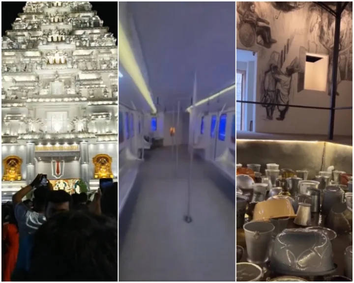 WATCH - White House, Tirupati temple, underwater metro, rain water harvesting woo Kolkata Durga puja revellers