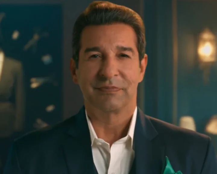 Pakistan legend Wasim Akram unveils White Jacket for ICC Champions Trophy