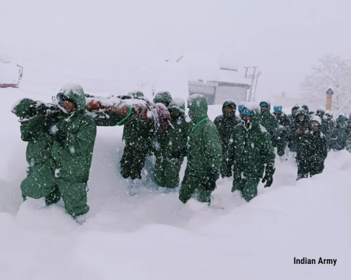 57 workers buried as avalanche hits BRO labour camp near Badrinath in Uttarakhand, 10 rescued