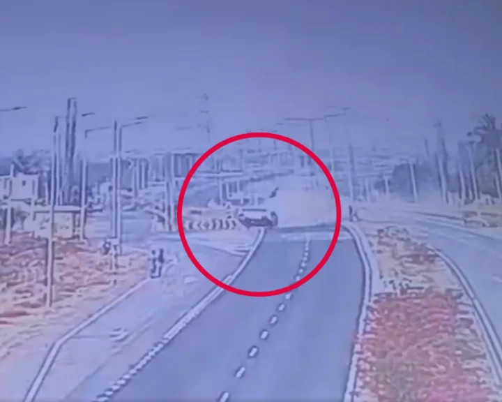 Car hits divider and flips 15 times on NH 150A in Karnataka's Chitradurga, throws occupants into air, HORRIFYING CCTV footage surfaces