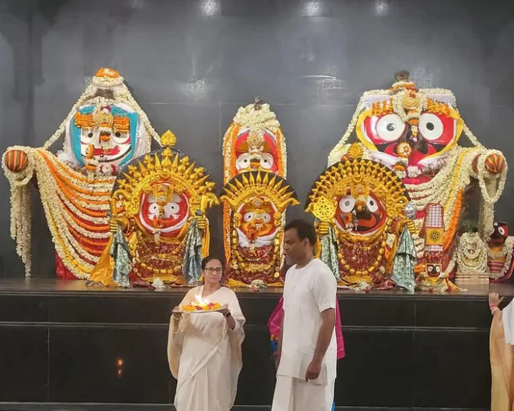 Mamata Banerjee's new Digha Jagannath Dham in row over alleged use of leftover timber to carve idols