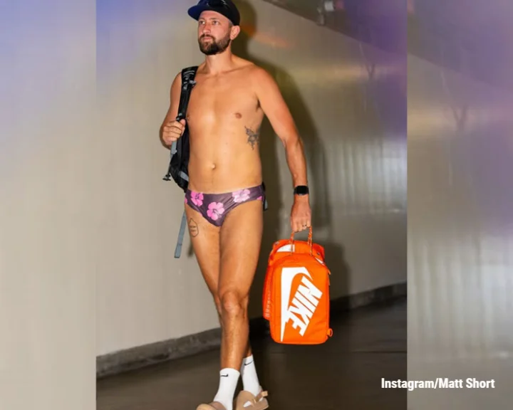 Aussie cricketer Matthew Short arrives in underwear for MLC match – San Francisco Unicorns’ star bizarre entry goes viral - WATCH