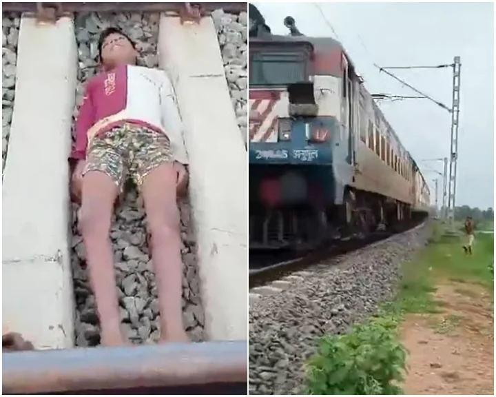 12-year-old lies on railway track as train passes over him for Instagram reels in Odisha; 2 detained
