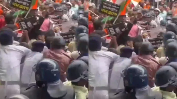Clashes erupt in Kolkata as RG Kar victim’s parents lead ‘Nabanna Chalo’ protest