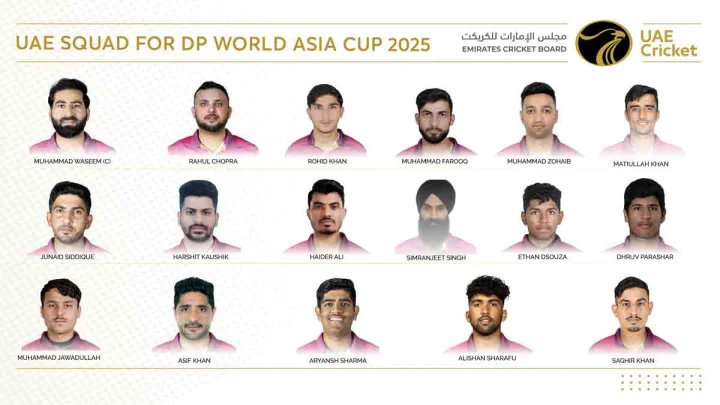 Asia Cup 2025: UAE Squad Announced, Guided By 2007 T20 World Cup Winning Coach