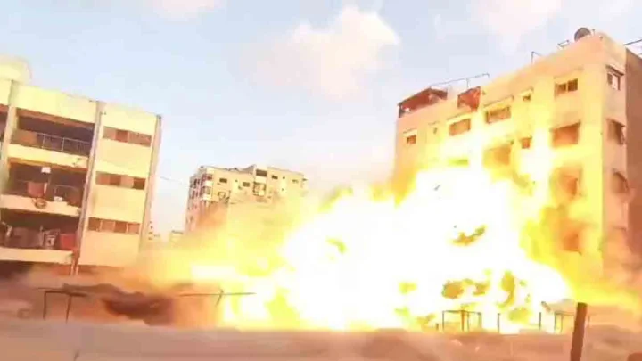 Israel says 'Gaza is burning' amid heavy Gaza City strikes