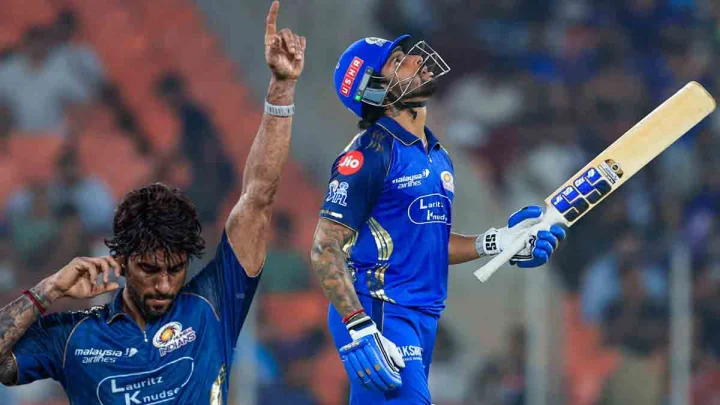 Tilak Varma Smashes 45-Ball Century, Equals MI Record in IPL