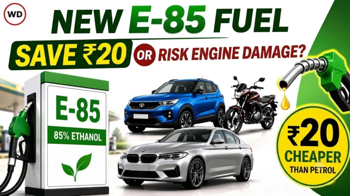 E-85 Fuel: Rs 20 Cheaper Than Petrol, But Is It Safe for Your Engine?