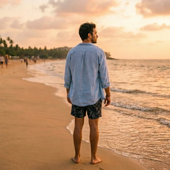 Man at Beach