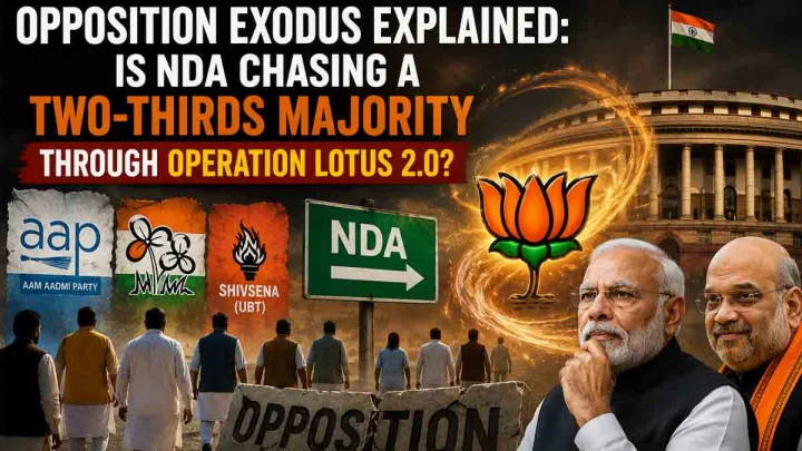 Opposition MPs Exodus Explained: Is NDA Chasing a Two-Thirds Majority Through Operation Lotus 2.0?
