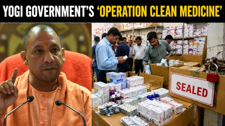 Operation Clean Medicine: Fake Drugs Worth Rs.3.63 Crore Seized in Agra, 8 Warehouses Sealed