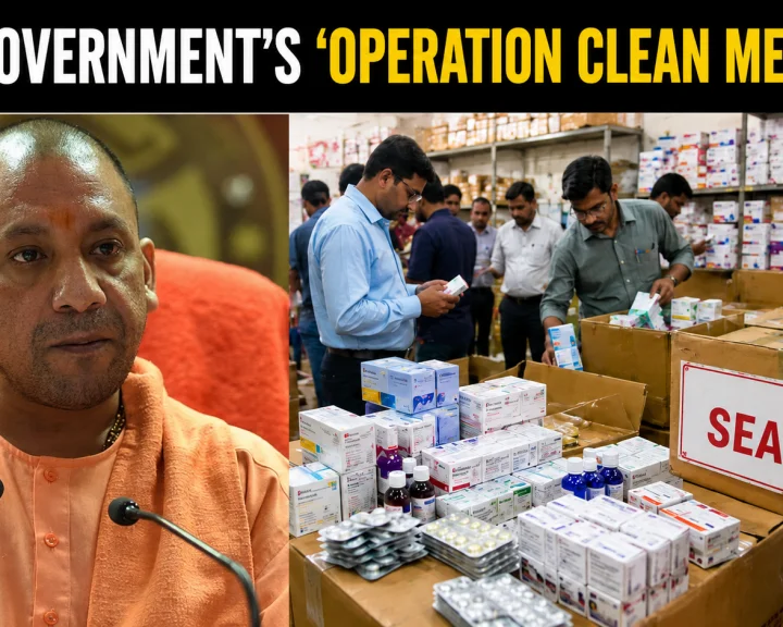Operation Clean Medicine: Fake Drugs Worth Rs.3.63 Crore Seized in Agra, 8 Warehouses Sealed