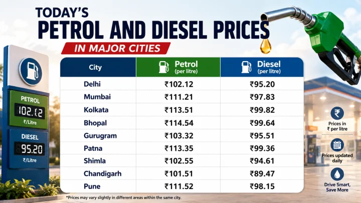 Petrol-diesel prices today-26 June 2026