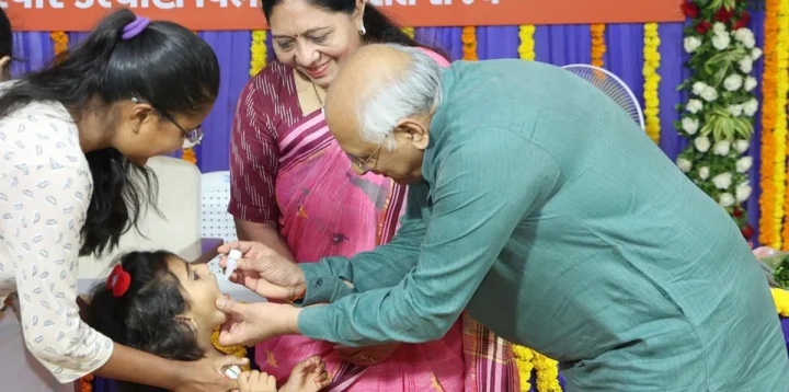 Gujarat Launches Statewide Pulse Polio Campaign, Over 82 Lakh Children to Receive Life-Saving Vaccine