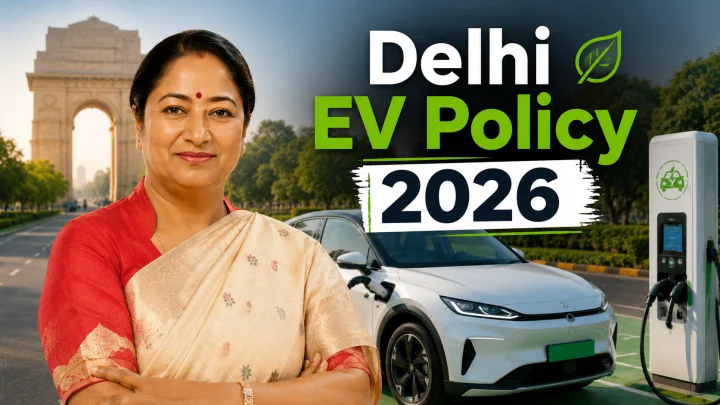 Delhi Approves New EV Policy: Electric Cars Under Rs.30 Lakh to Get Full Road Tax, Registration Fee Exemption