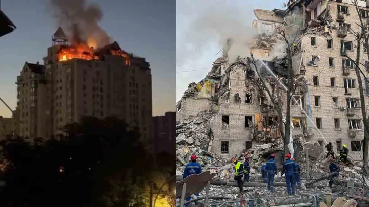 Russian attack on Kyiv kills at least 13, injures dozens