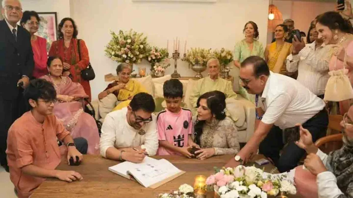 Aamir Khan Marries Gauri Spratt: First Photo from the Intimate Wedding Go Viral