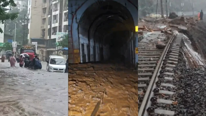 Mumbai Rains Wreak Havoc: 6 Killed in Mankhurd Building Collapse, Schools Shut, Landslides Disrupt Mumbai-Pune Route