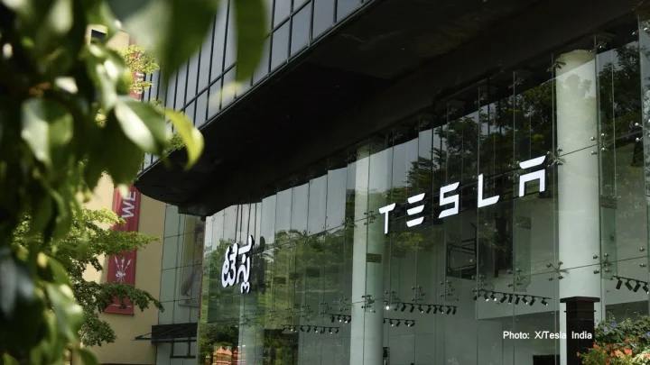 Tesla Launches North India’s First In-Mall Charging Station at Delhi. Deets Inside