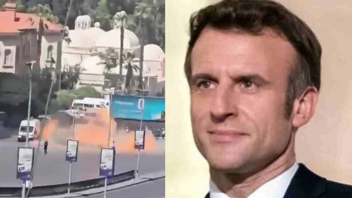 Syria: Explosions near Macron’s Damascus hotel as French president meets Syrian counterpart, 18 injured