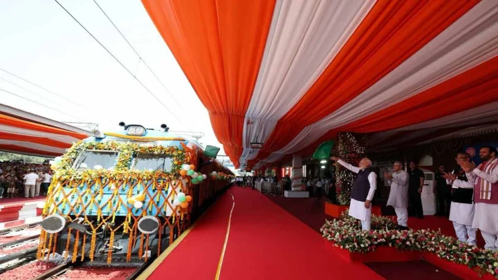 India's first hydrogen-powered train hits the tracks