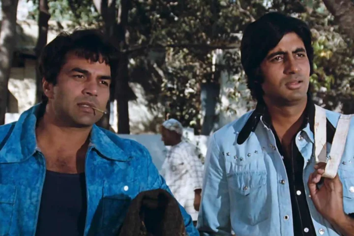 A scene from Sholay
