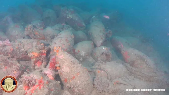Ancient Roman shipwreck found off coast of Sicily