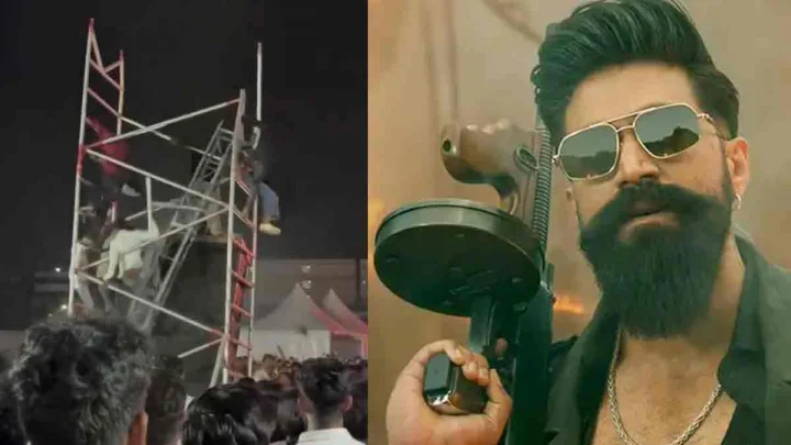VIDEO: 4 Injured After Sound Box Structure Collapses at Yash's ‘Toxic’ Pre-Release Event in Hyderabad