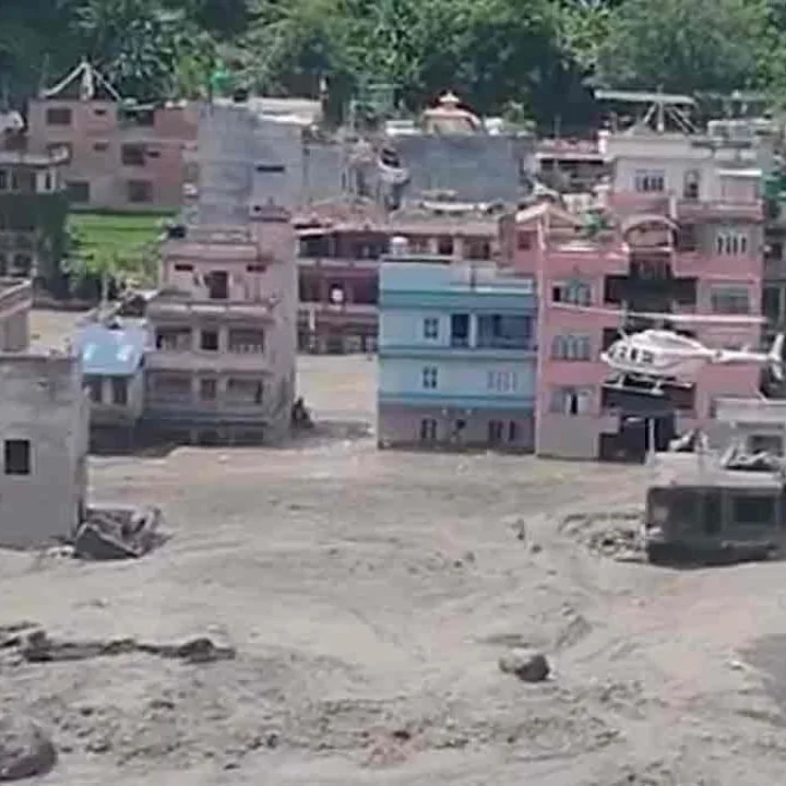 Nepal flood rescue operation