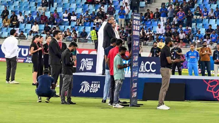India Women Win 8th Asia Cup Title, Refuse to Accept Trophy From ACC Chief Mohsin Naqvi