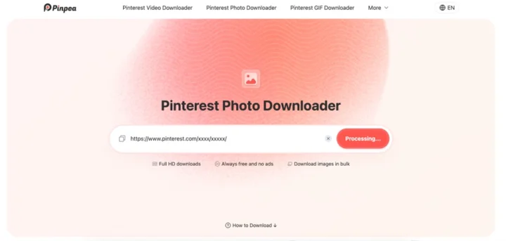 Pinpea Pinterest Downloader